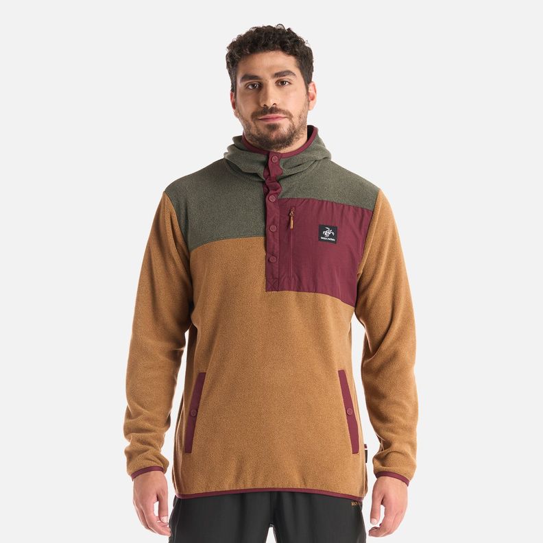 Polerón Hombre Tokerau Hoody Mostaza Haka Honu I25-0