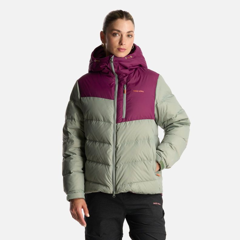 Chaqueta Mujer Campo Base Verde Claro Haka Honu-1