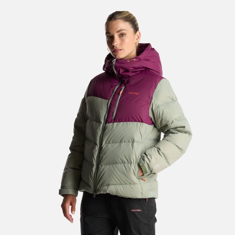 Chaqueta Mujer Campo Base Verde Claro Haka Honu-2