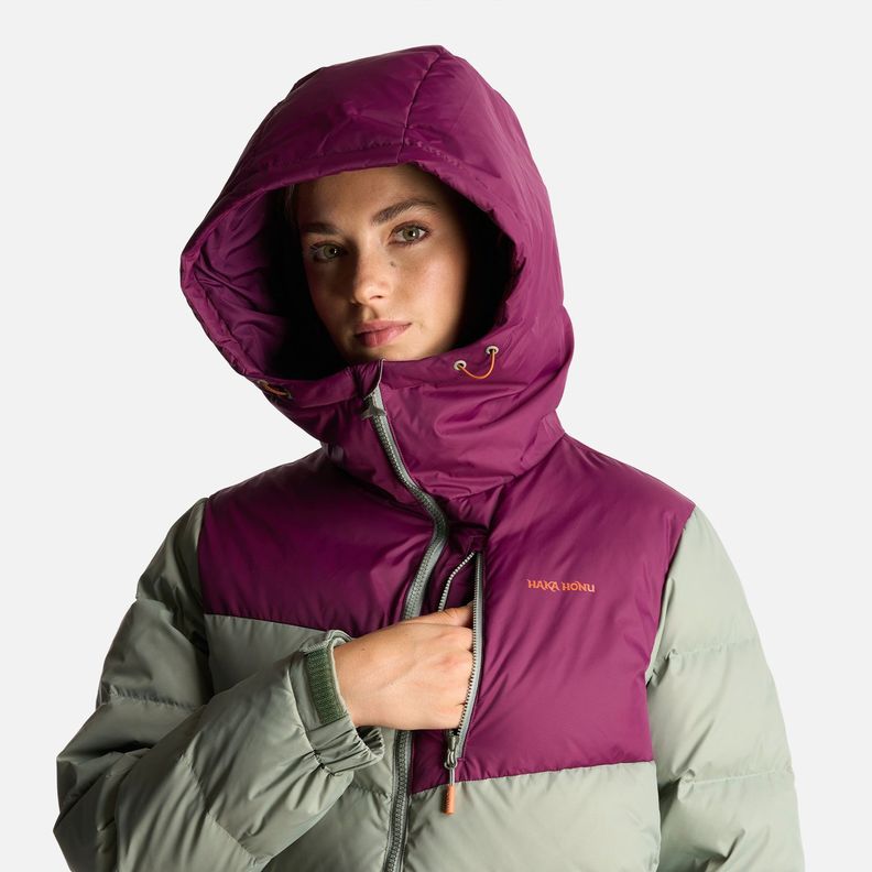 Chaqueta Mujer Campo Base Verde Claro Haka Honu-5
