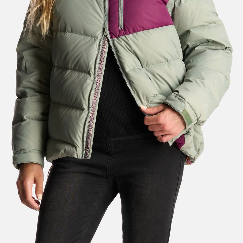 Chaqueta Mujer Campo Base Verde Claro Haka Honu-6