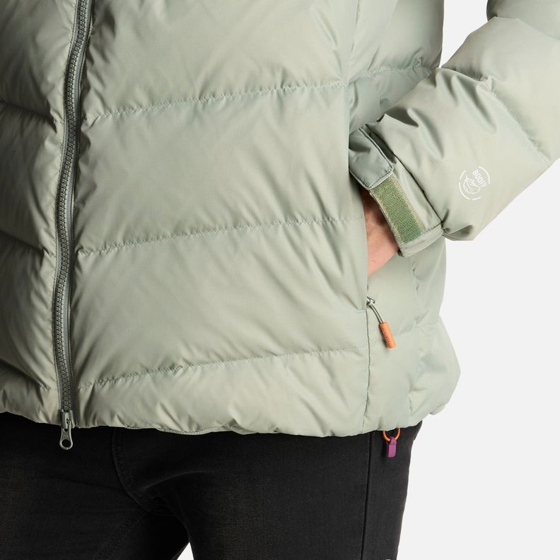 Chaqueta Mujer Campo Base Verde Claro Haka Honu-7