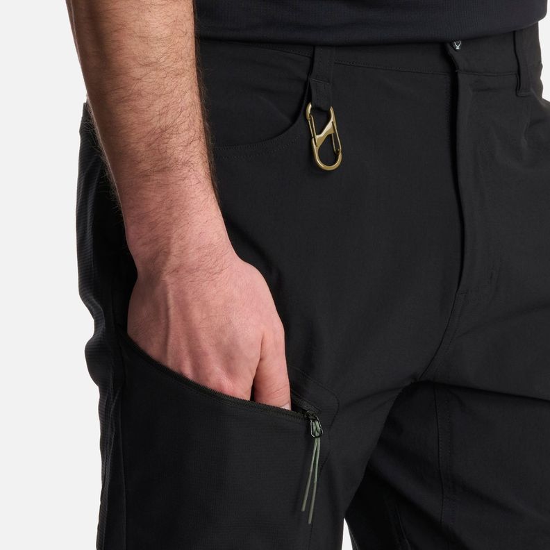 Pantalón Hombre Lennox Q-Dry Slim Fit Pants Negro Lippi V25-4
