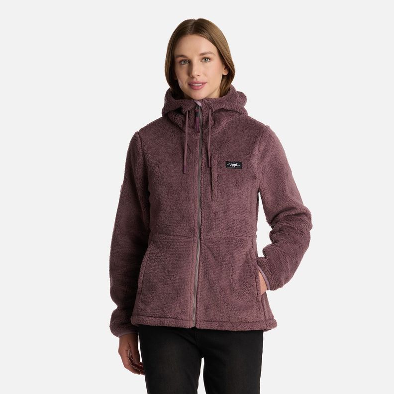 Polar Mujer Bear Shaggy-Pro Hoody Jacket Morado Lippi I25-0