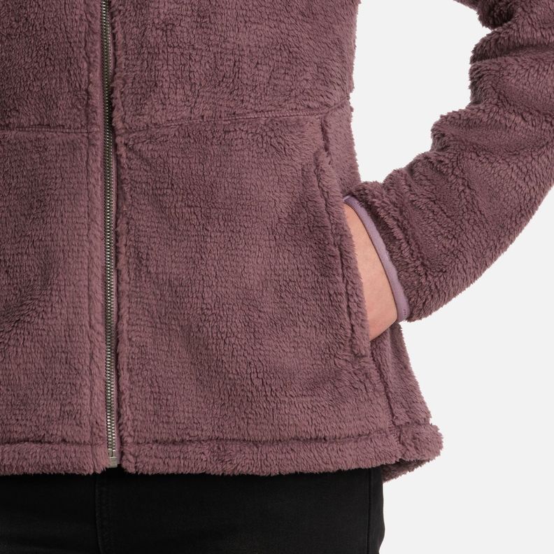 Polar Mujer Bear Shaggy-Pro Hoody Jacket Morado Lippi I25-4