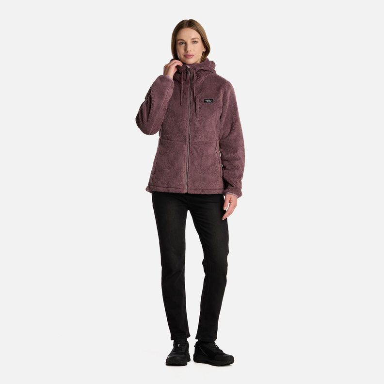 Polar Mujer Bear Shaggy-Pro Hoody Jacket Morado Lippi I25-5