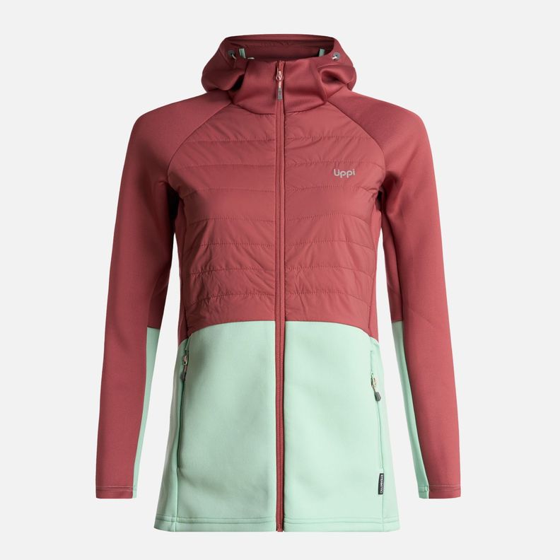 Poleron Mujer ColdMove WindBreaker SteamPro Hoody Jacket Rosado Oscuro Lippi-0