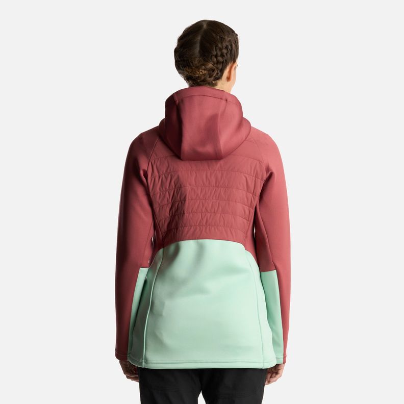 Poleron Mujer ColdMove WindBreaker SteamPro Hoody Jacket Rosado Oscuro Lippi-3