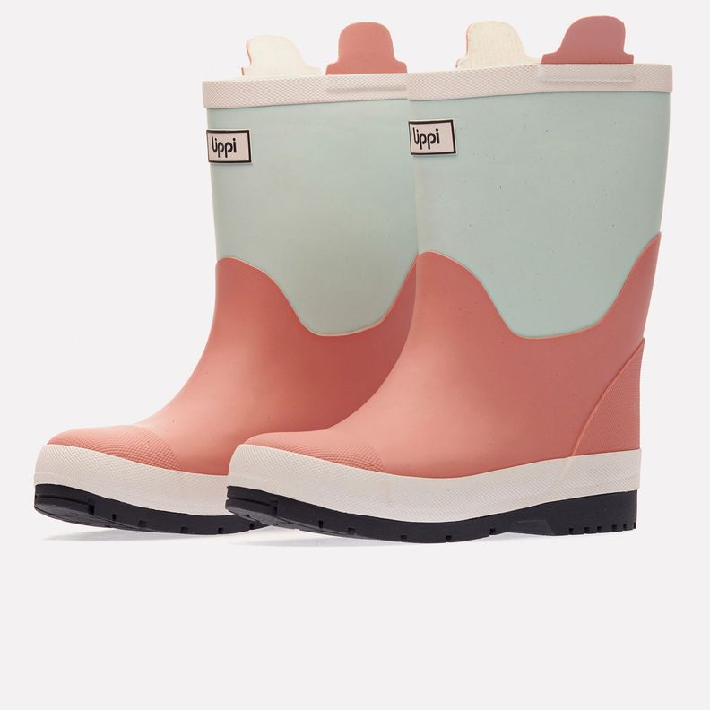 Bota Niña Muddy Boot Rosa Celeste Lippi Lippi