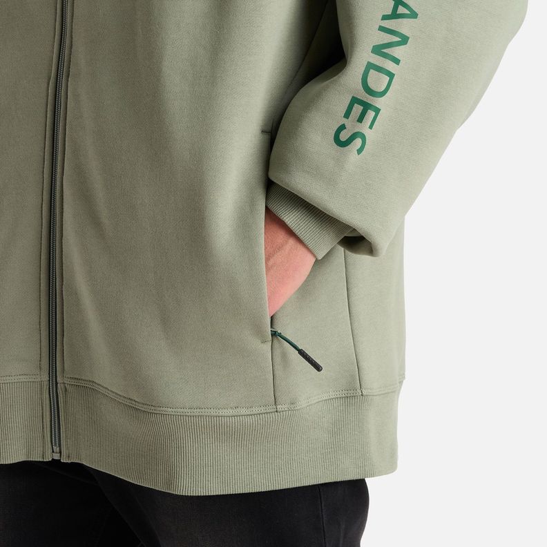 Polerón Hombre Heavy Duty Full Zip Sweatshirt Jade Lippi I25-5