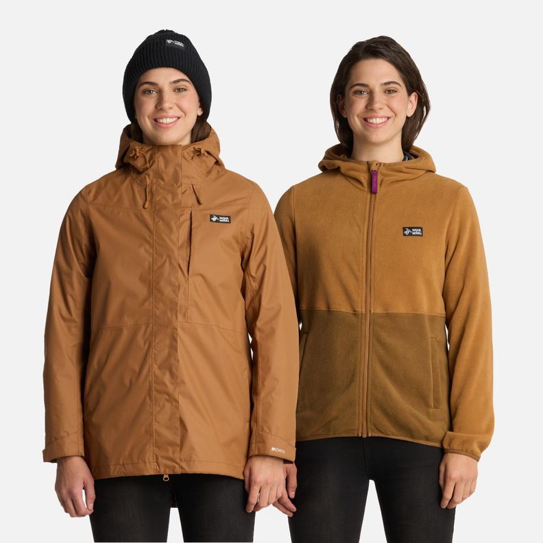 Chaqueta Mujer Corteza Mostaza Haka Honu I25-0