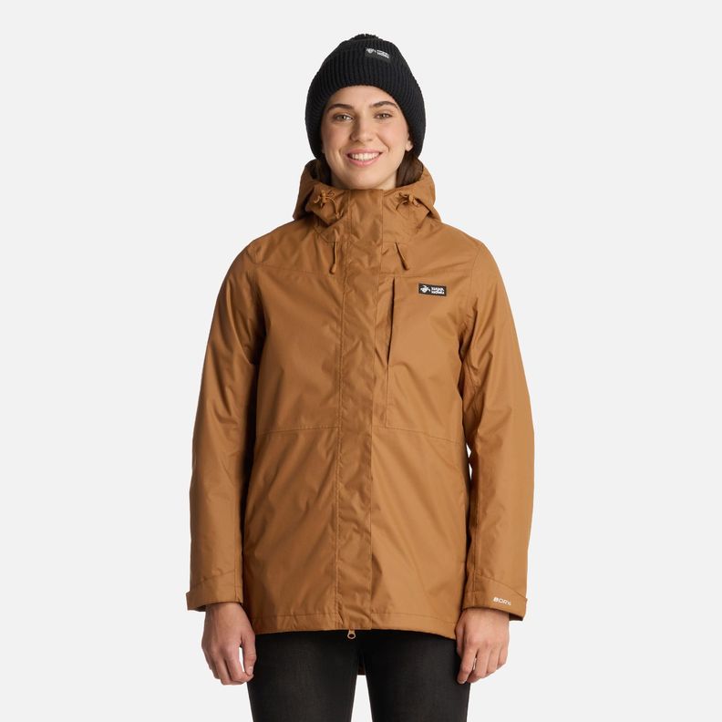 Chaqueta Mujer Corteza Mostaza Haka Honu I25-1