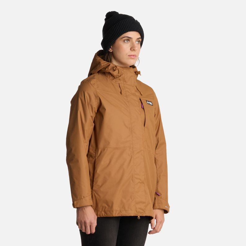 Chaqueta Mujer Corteza Mostaza Haka Honu I25-2