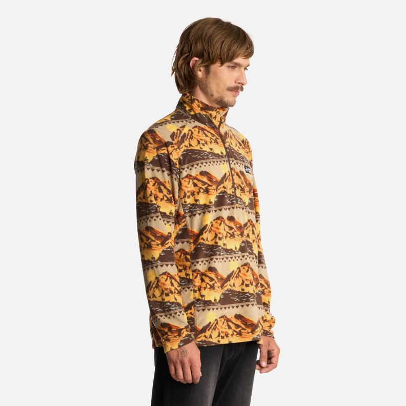Polerón Hombre Asegurao Print Beige Haka Honu I25-1