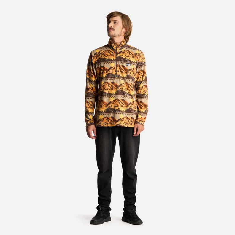 Polerón Hombre Asegurao Print Beige Haka Honu I25-4