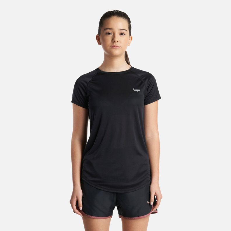 Polera Teen Girl Core Q-Dry T-Shirt Negro Lippi-0