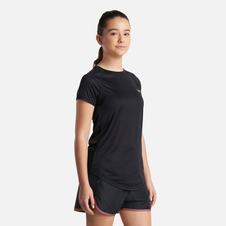 Polera Teen Girl Core Q-Dry T-Shirt Negro Lippi-1