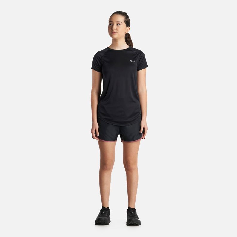Polera Teen Girl Core Q-Dry T-Shirt Negro Lippi-4