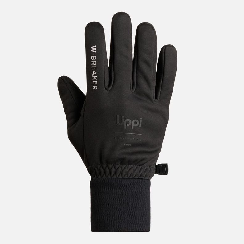 Guante Unisex Coldblock Softshell Glove Negro Lippi I26