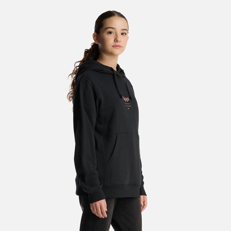 Polerón Teen Girl Ulmo MidPoint Hoody Negro Lippi V25-1