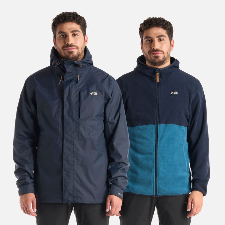 Chaqueta Hombre Corteza Azul Noche Haka Honu I25-0
