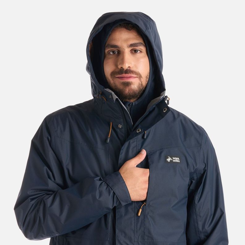 Chaqueta Hombre Corteza Azul Noche Haka Honu I25-4