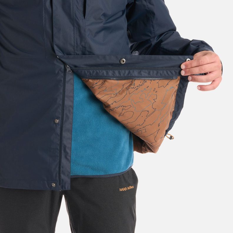 Chaqueta Hombre Corteza Azul Noche Haka Honu I25-7