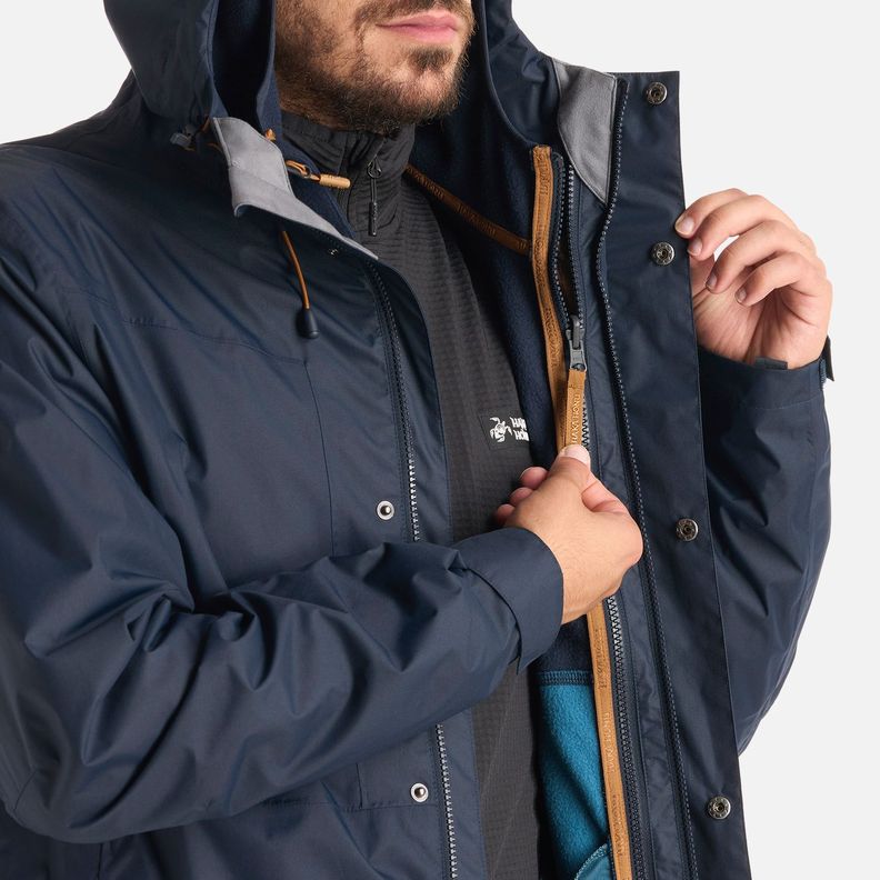 Chaqueta Hombre Corteza Azul Noche Haka Honu I25-8