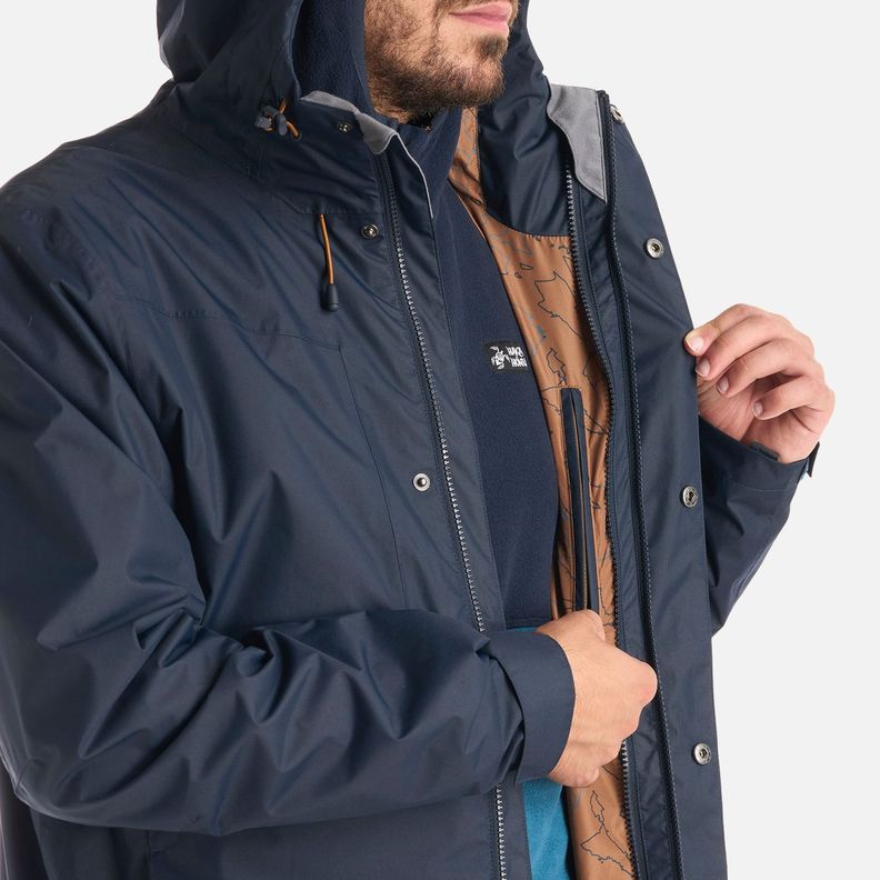 Chaqueta Hombre Corteza Azul Noche Haka Honu I25-9