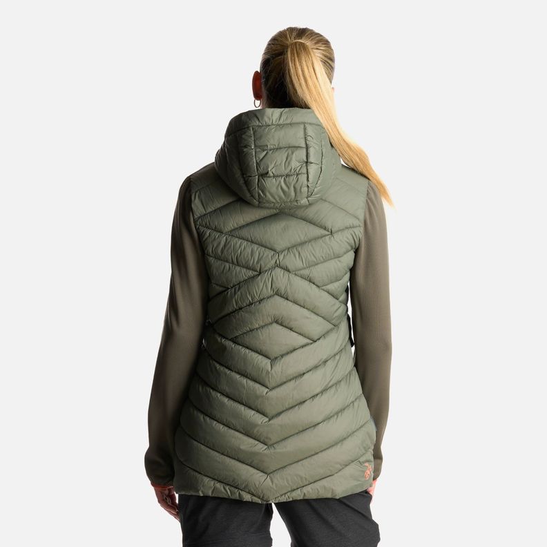 Chaqueta Mujer Altiplano Verde Grisaceo Haka Honu-4