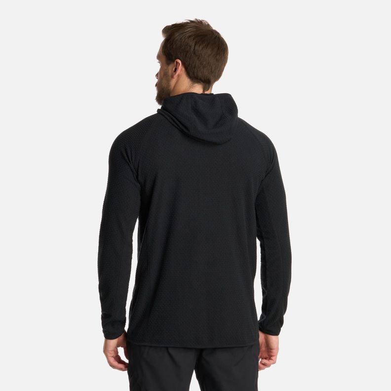 Polerón Hombre Jacaranda Nano-F 14 Zip Hoody Negro Lippi I25-2
