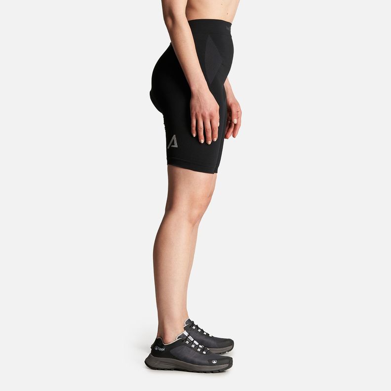 Calza Mujer 4 Bike Seamless Short Negro Lippi-3