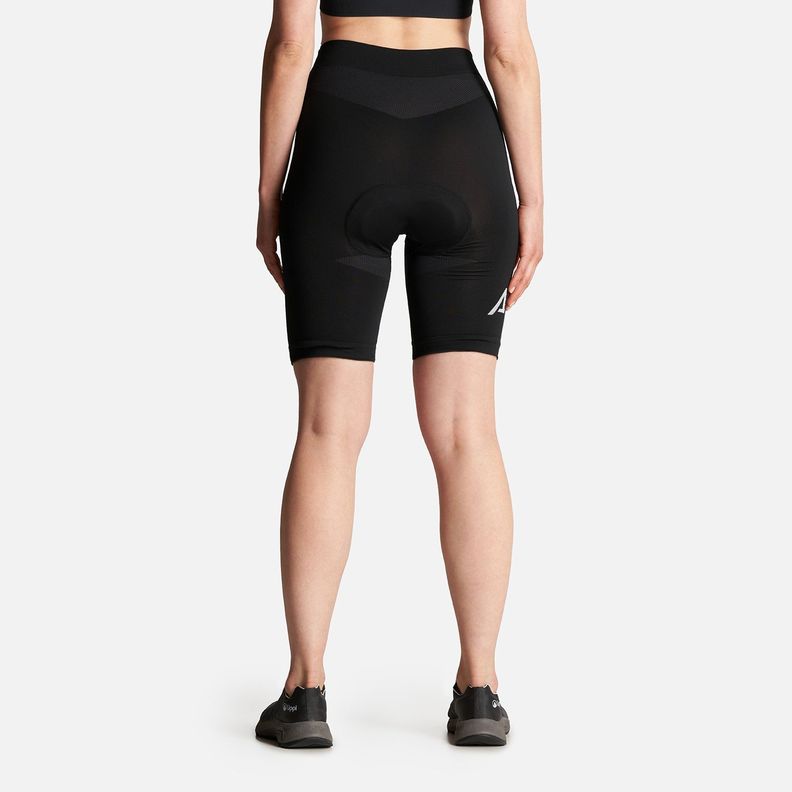 Calza Mujer 4 Bike Seamless Short Negro Lippi-4