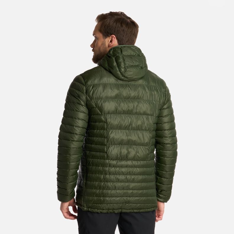 Chaqueta Hombre Peak Down Hoody Verde Militar Lippi I25-2