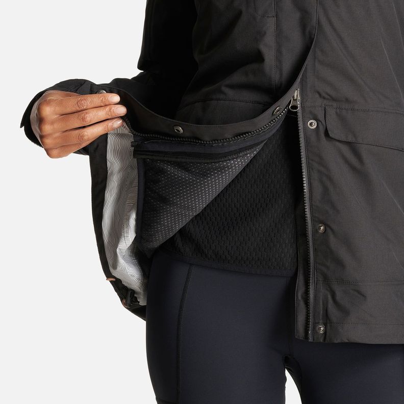 Chaqueta Mujer Kilperry Negro Haka Honu I22-9
