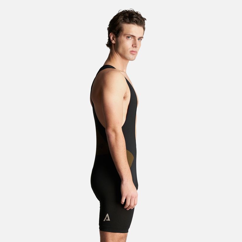 Calza Hombre 4 Bike Suit Seamless Short Grafito Lippi-3