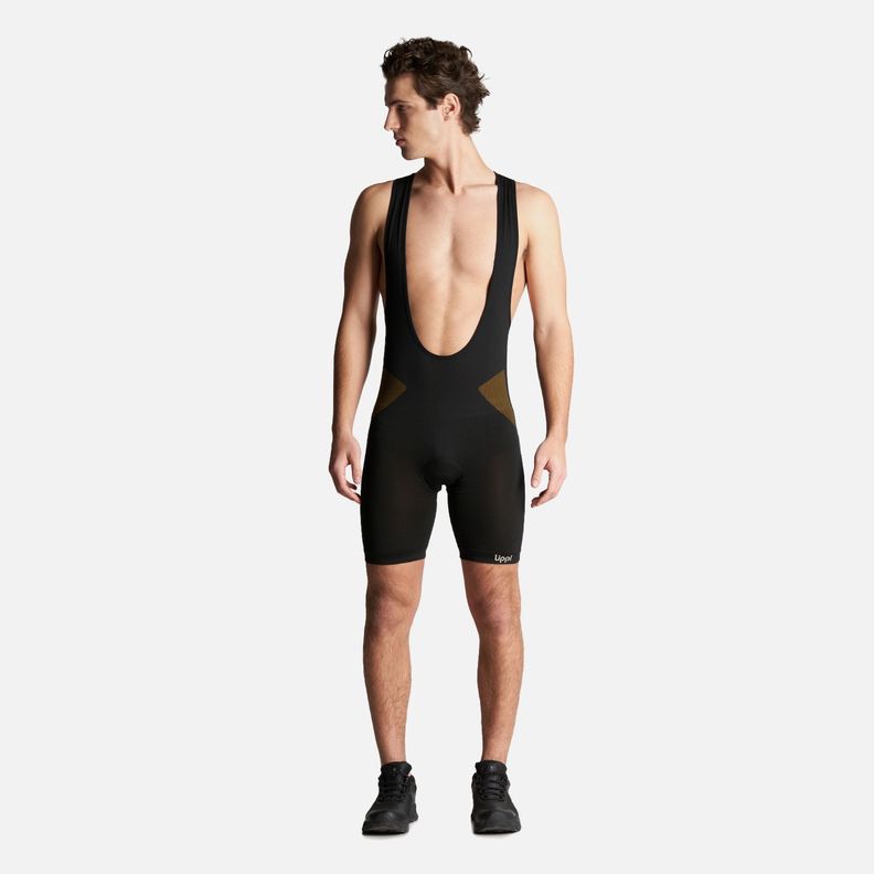 Calza Hombre 4 Bike Suit Seamless Short Grafito Lippi-7