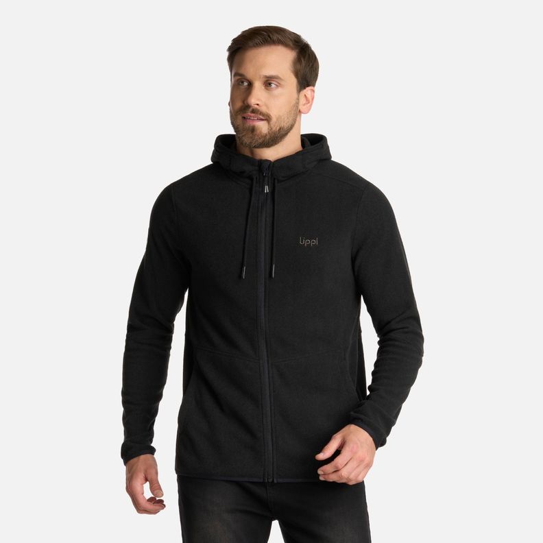 Polar Hombre Stripes Nano-F Full Zip Hoody Negro Lippi I25-0