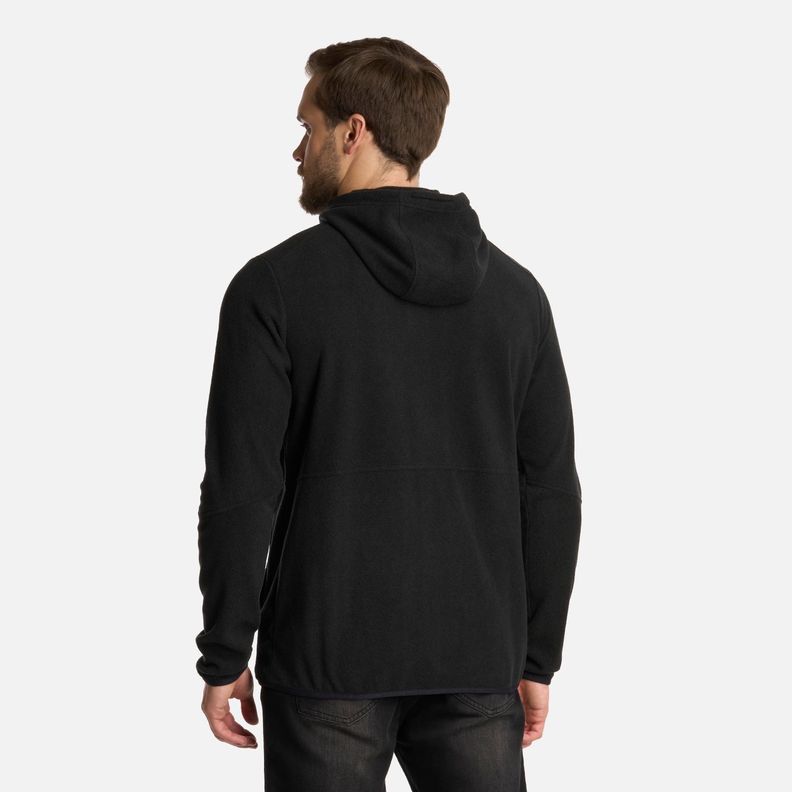 Polar Hombre Stripes Nano-F Full Zip Hoody Negro Lippi I25-2