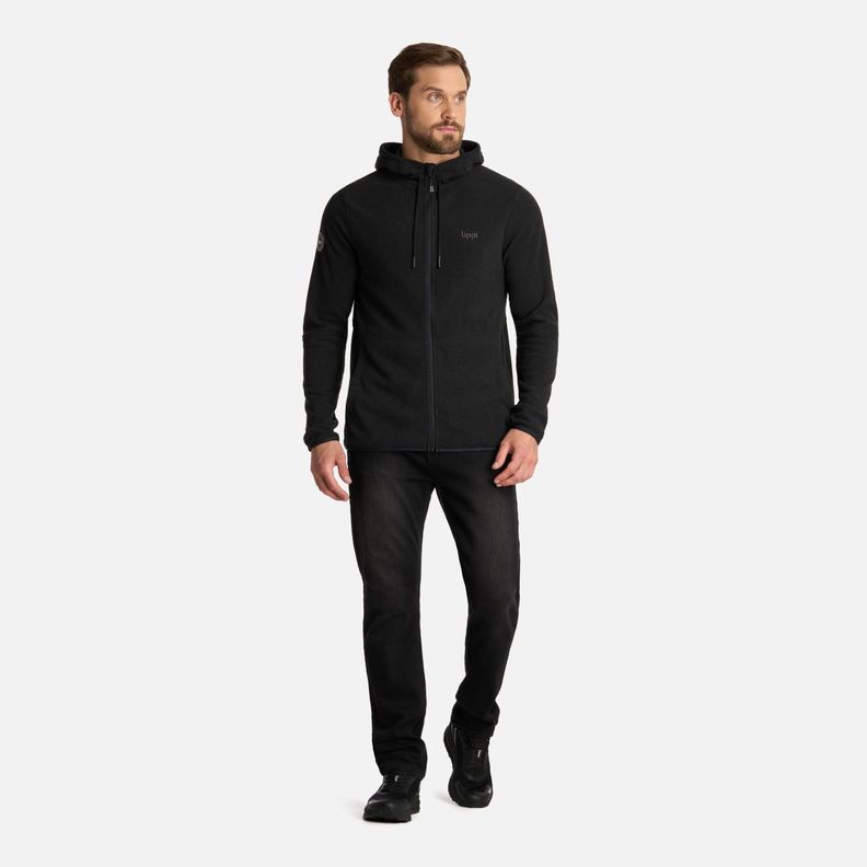 Polar Hombre Stripes Nano-F Full Zip Hoody Negro Lippi I25-5