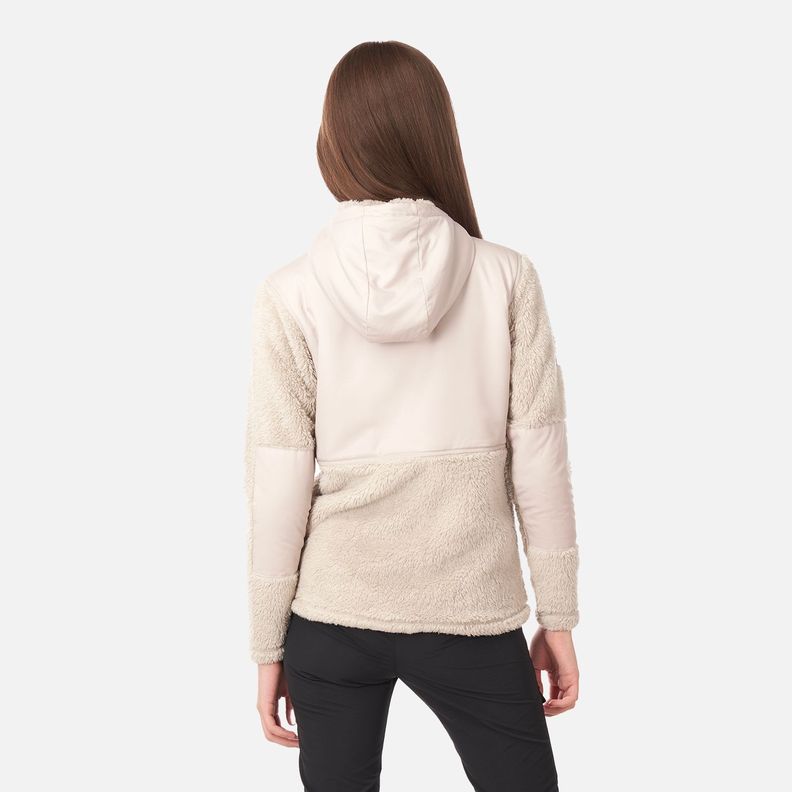 Chaqueta Teen Girl Bear Shaggy-Pro Hoody Jacket Beige Lippi-2