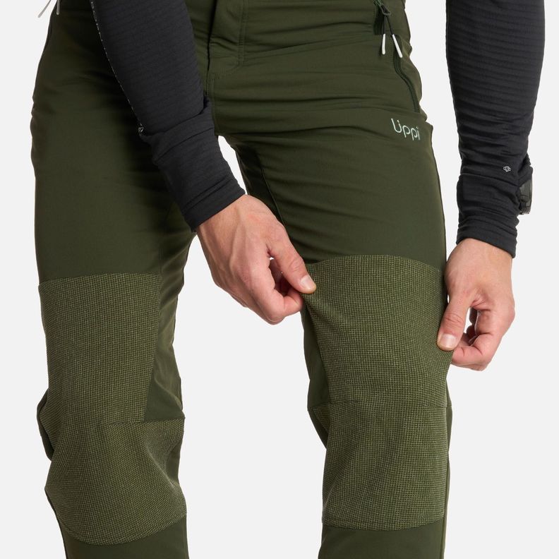 Pantalón Hombre Shelter Softshell Verde Militar Lippi I25-4