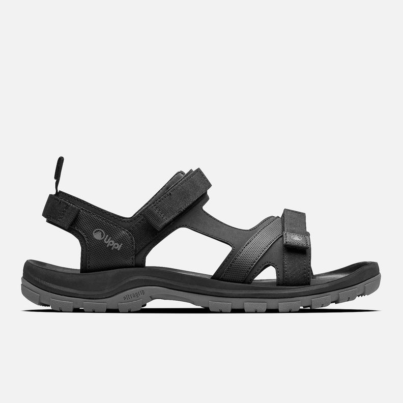Sandalia Hombre Go Out Negro Lippi V25-0