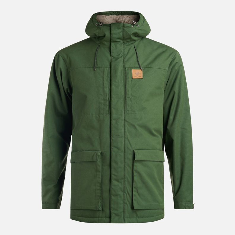 Chaqueta Hombre Valle Invernal Verde Militar Haka Honu-0