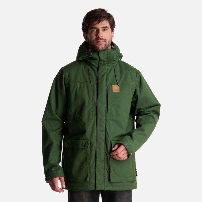 Chaqueta Hombre Valle Invernal Verde Militar Haka Honu-1