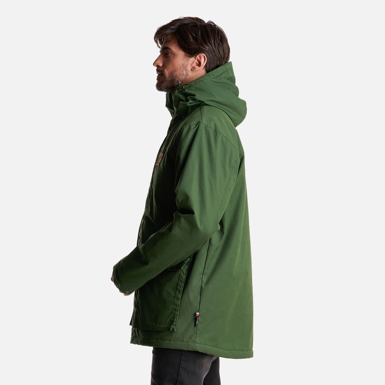 Chaqueta Hombre Valle Invernal Verde Militar Haka Honu-3