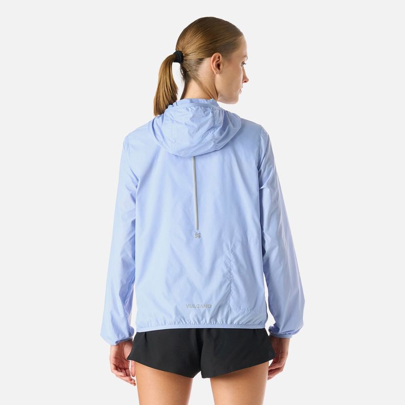 Chaqueta Mujer Built To Move Windbreaker Celeste Vulcano-3