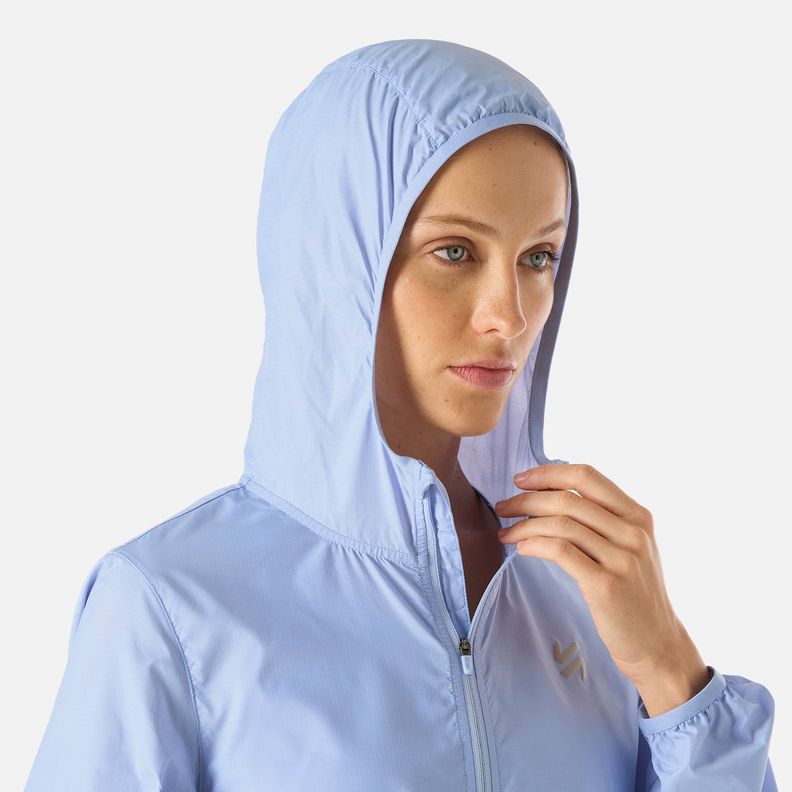 Chaqueta Mujer Built To Move Windbreaker Celeste Vulcano-4