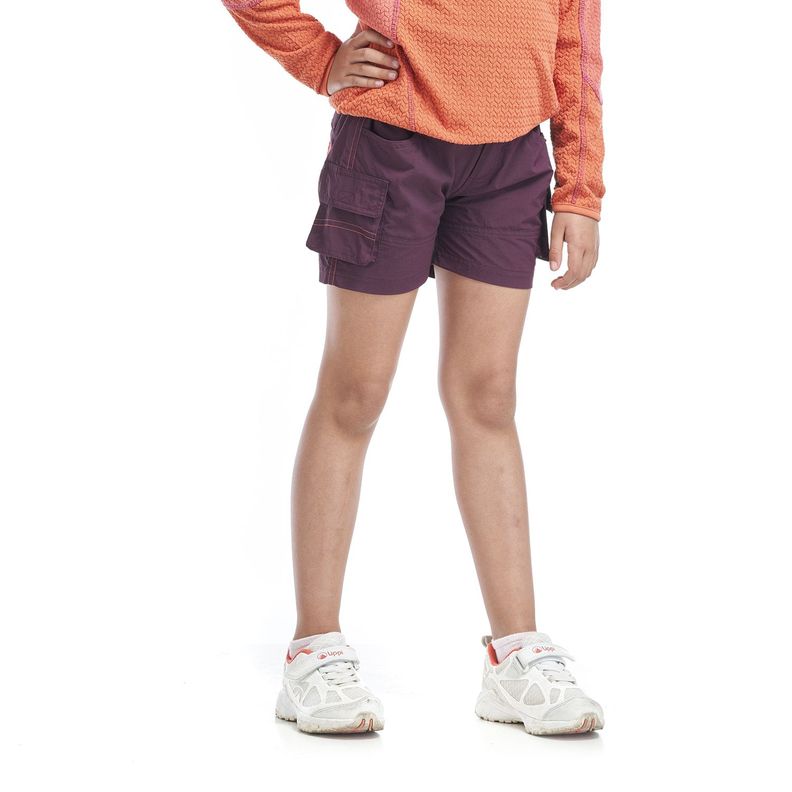 Short Niña Mini Just-Go Q-Dry Cargo Shorts Vino Lippi-2