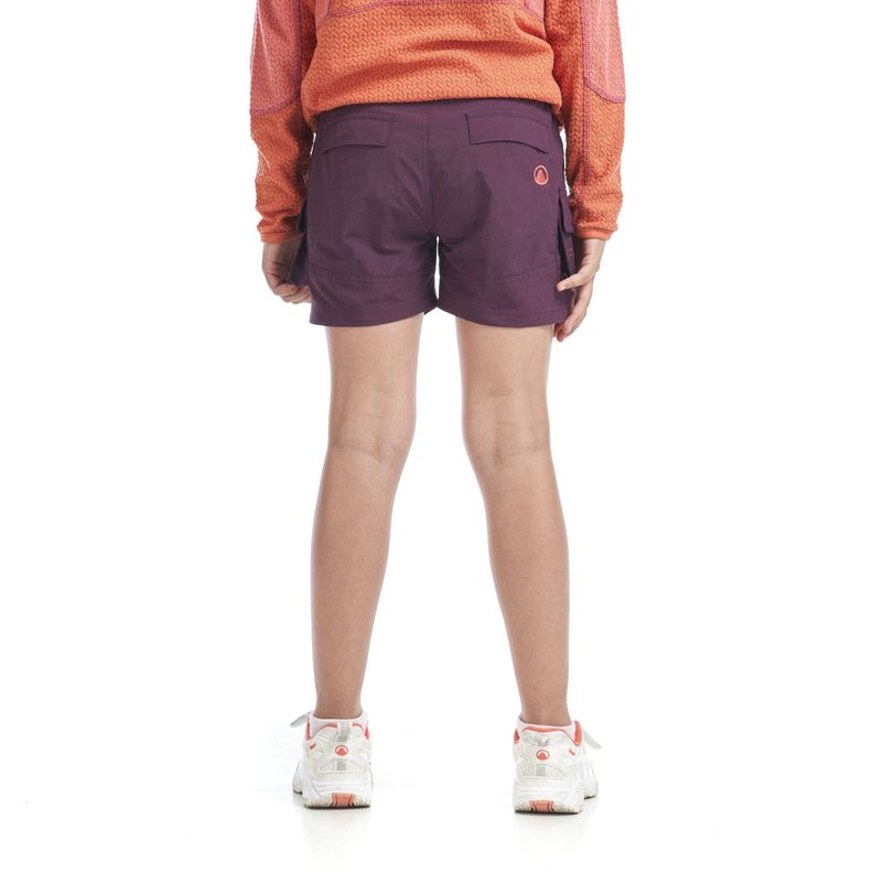 Short Niña Mini Just-Go Q-Dry Cargo Shorts Vino Lippi-3
